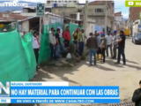 Contratista del Rosario presenta retraso en obras