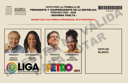 Nueva encuesta elecciones presidenciales en Colombia